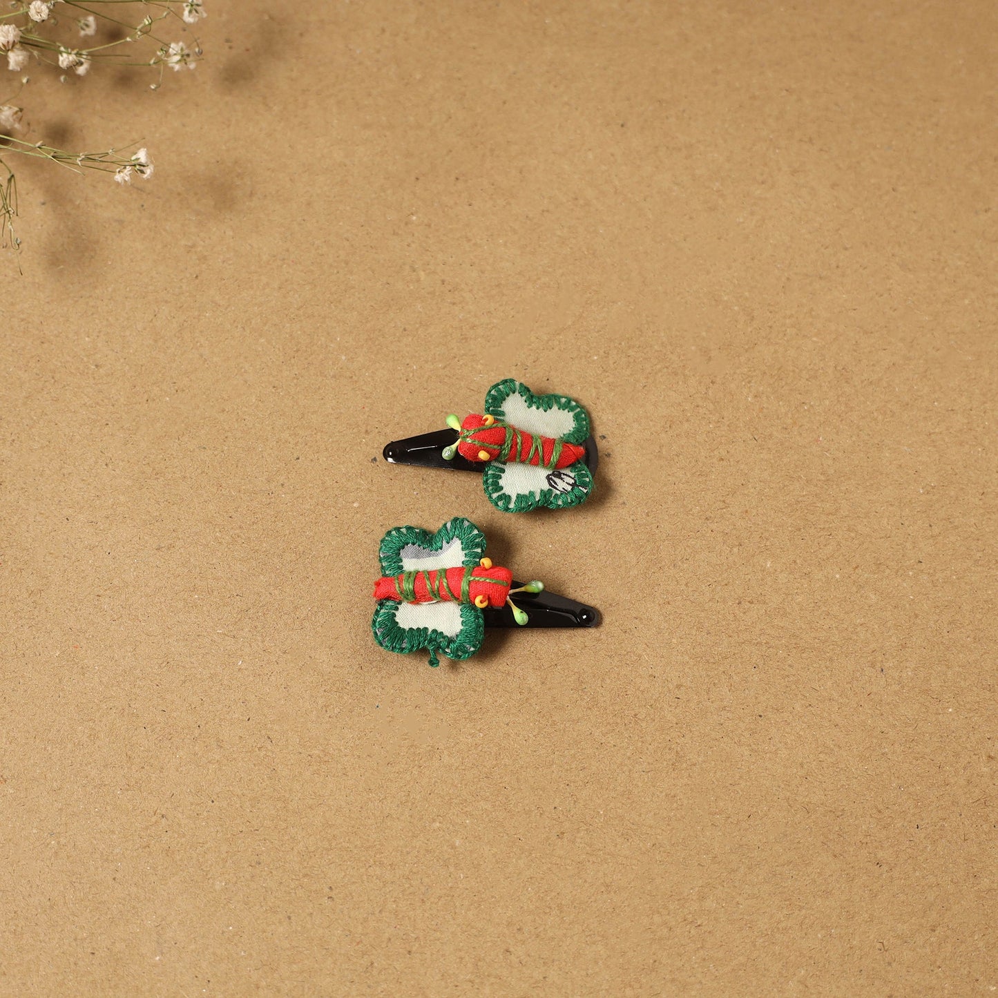 Fab artwork tik-tak hair clip for kids (set of 2) 16