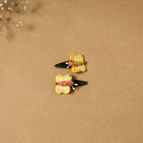 Fab artwork tik-tak hair clip for kids (set of 2) 17