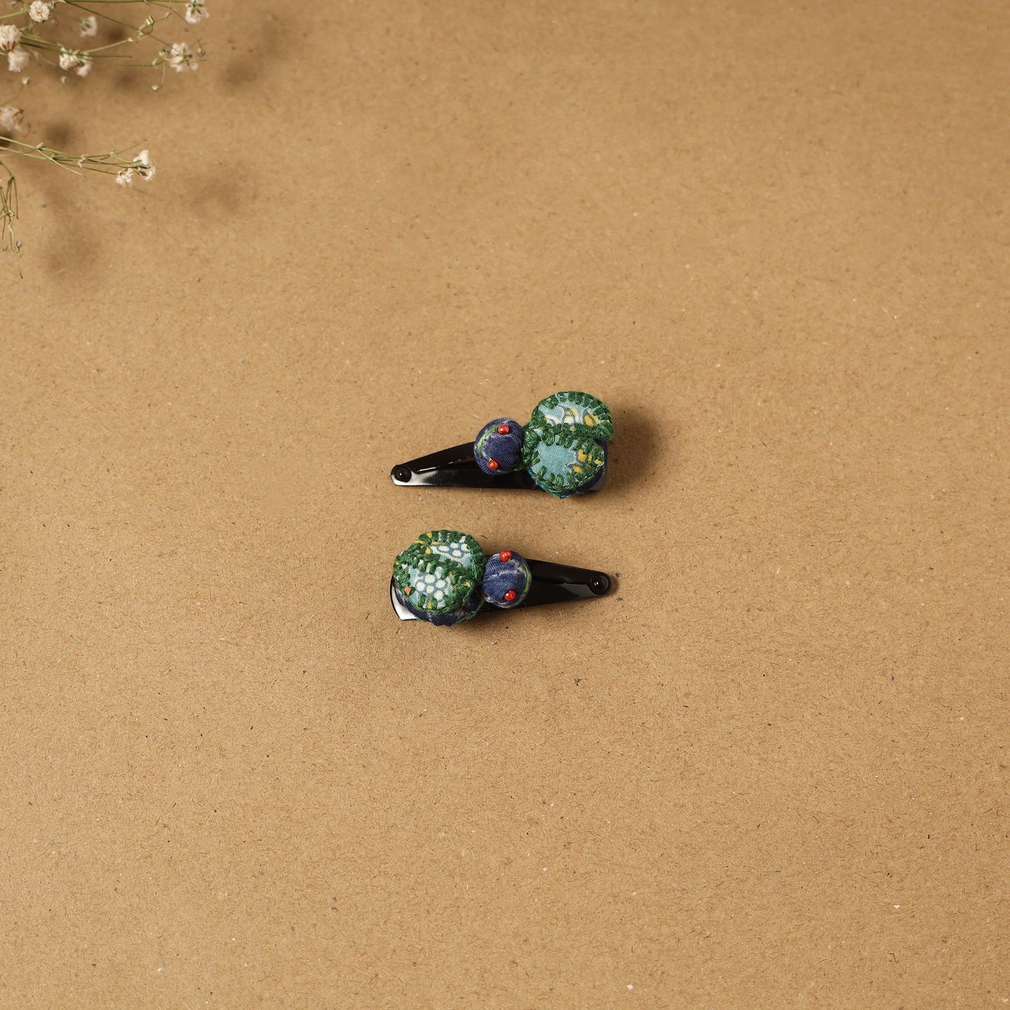 Fab artwork tik-tak hair clip for kids (set of 2) 19