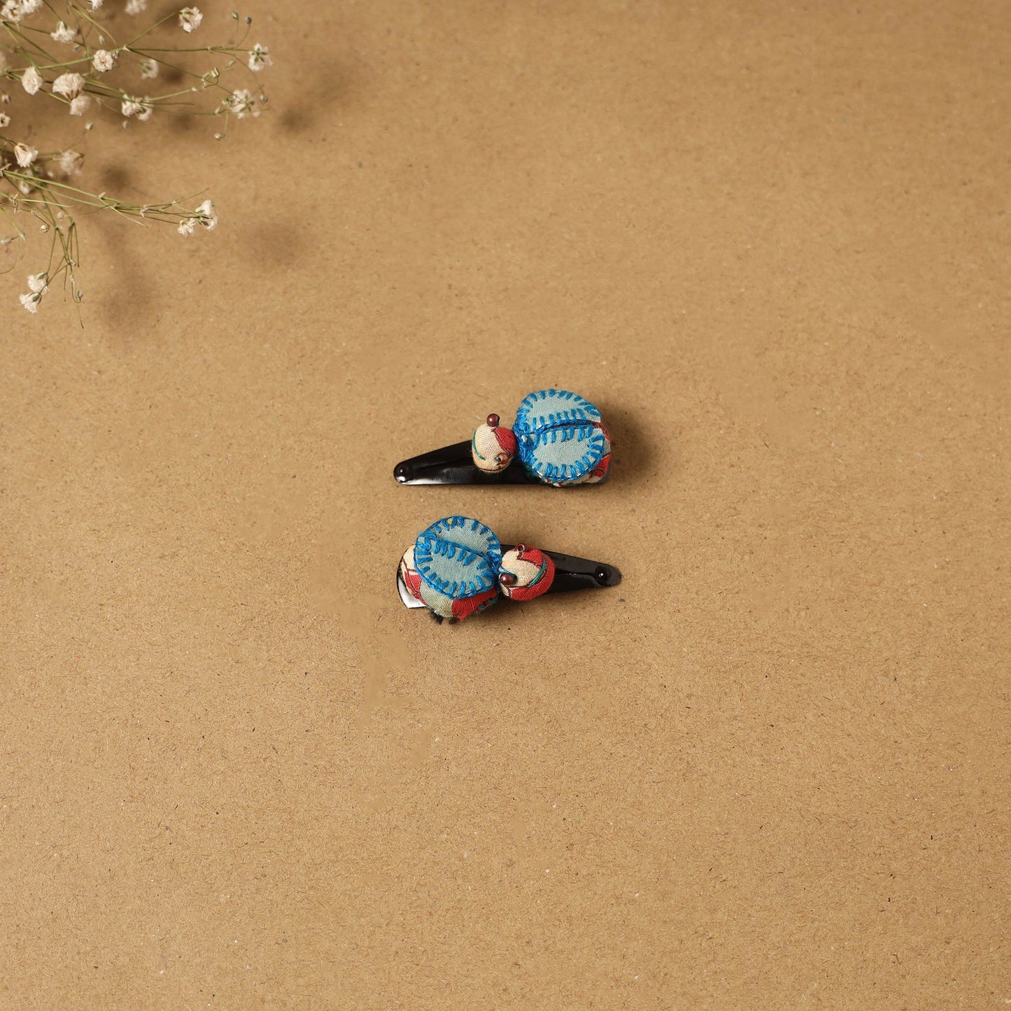 Fab artwork tik-tak hair clip for kids (set of 2) 23