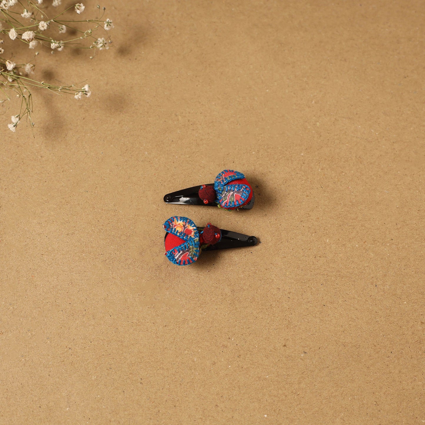 Fab artwork tik-tak hair clip for kids (set of 2) 25