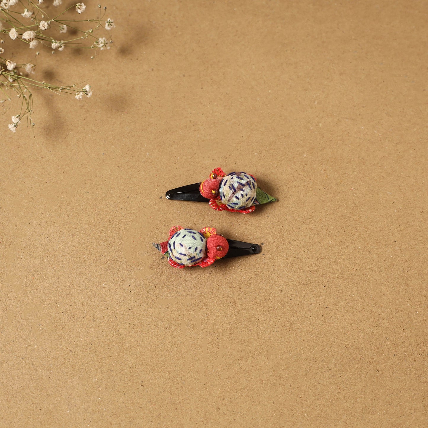 Fab artwork tik-tak hair clip for kids (set of 2) 28