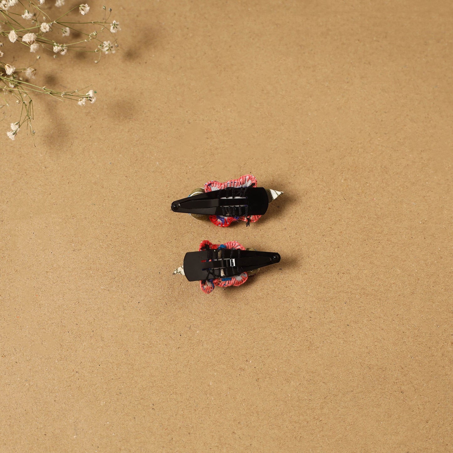 Fab artwork tik-tak hair clip for kids (set of 2) 34