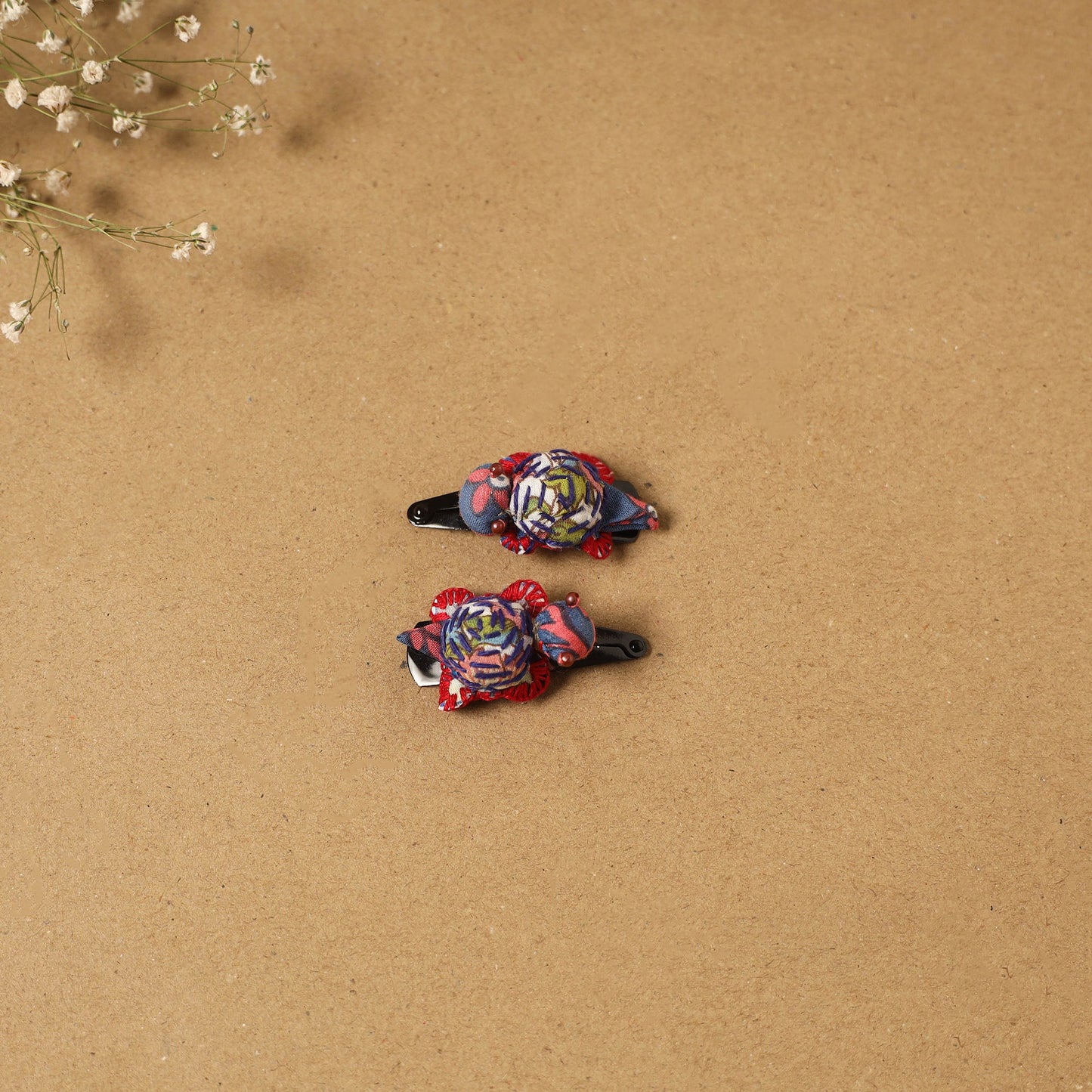 Fab artwork tik-tak hair clip for kids (set of 2) 36