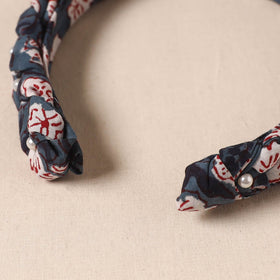 Fabart braided hair band with bead work 52 - handcrafted