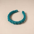 Fabart braided hair band with bead work 54 - handcrafted
