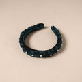 Fabart braided hair band with bead work 57 - handcrafted