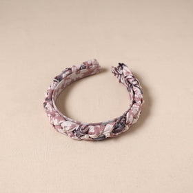 Fabart braided hair band with bead work 60 - handcrafted