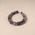 Fabart braided hair band with bead work 62 - handcrafted