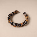 Fabart braided hair band with bead work 64 - handcrafted