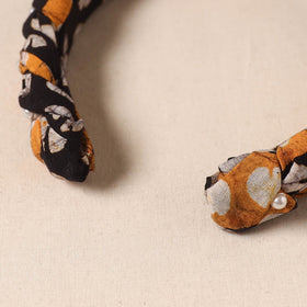 Fabart braided hair band with bead work 64 - handcrafted