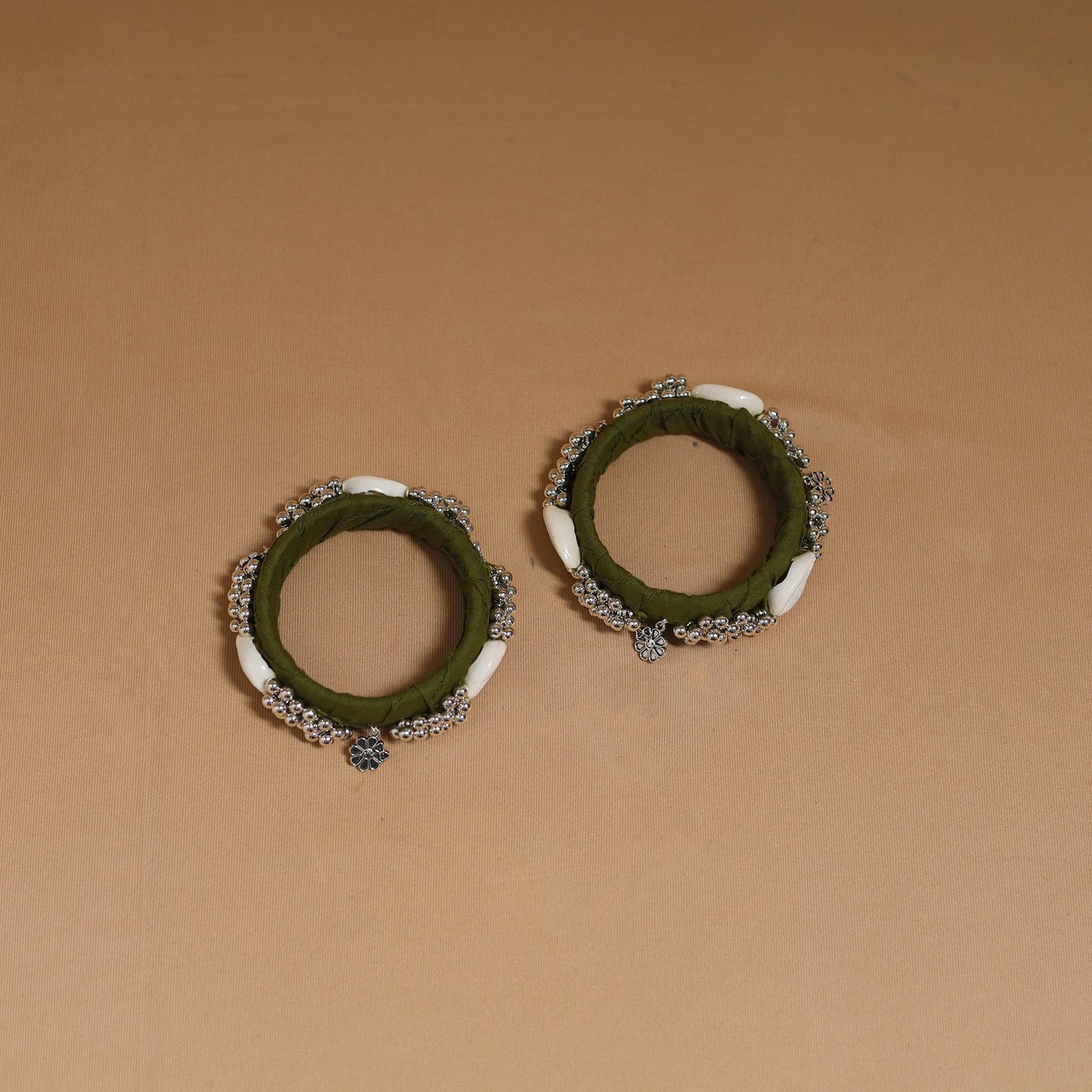 Fabart ghungroo work handmade bangle so2 (size - 2-4) 09