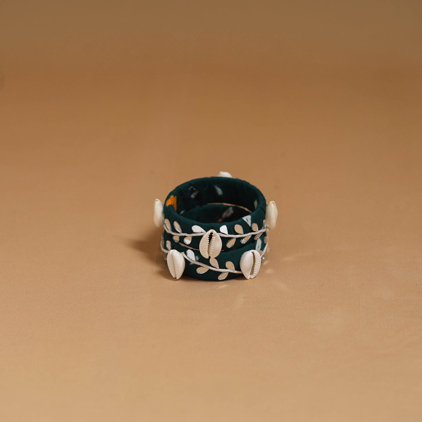 Fabart mirror shell work handmade bangle so2 (size - 2-4)