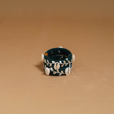 Fabart mirror shell work handmade bangle so2 (size - 2-4)