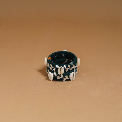 Fabart mirror shell work handmade bangle so2 (size - 2-4)