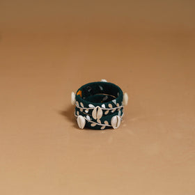Fabart mirror shell work handmade bangle so2 (size - 2-4)