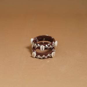 Fabart mirror shell work handmade bangle so2 (size - 2-6)