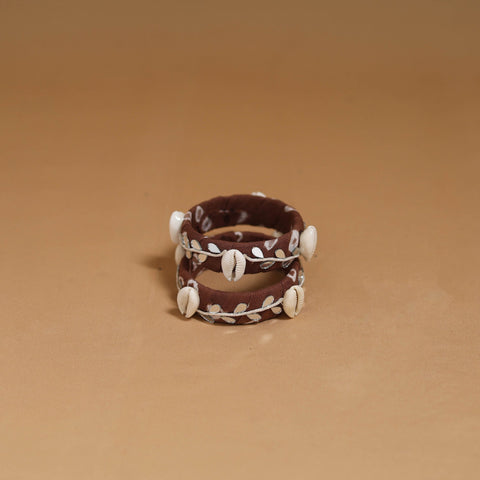 Fabart mirror shell work handmade bangle so2 (size - 2-6)