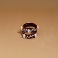 Fabart mirror shell work handmade bangle so2 (size - 2-8)