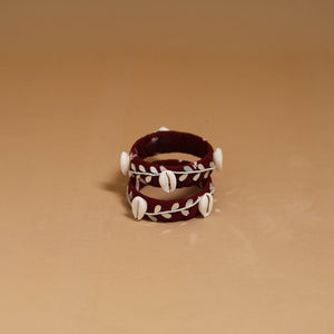 Fabart mirror shell work handmade bangle so2 (size - 2-8)