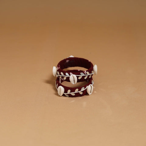 Fabart mirror shell work handmade bangle so2 (size - 2-8)