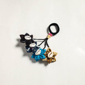 Fabart Phool Kali Shell Hair Rubber Band