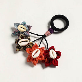 Fabart Phool Kali Shell Hair Rubber Band