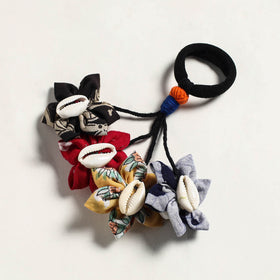 Fabart Phool Kali Shell Hair Rubber Band