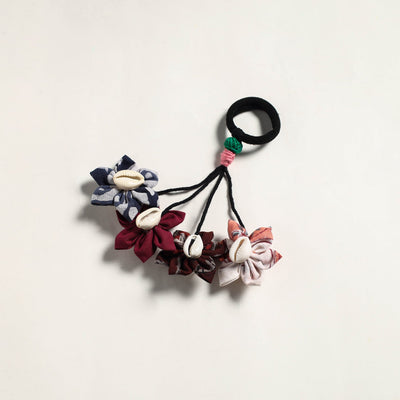 Fabart Phool Kali Shell Hair Rubber Band