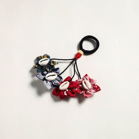 Fabart Phool Kali Shell Hair Rubber Band