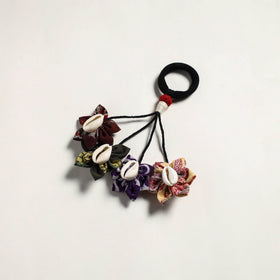 Fabart Phool Kali Shell Hair Rubber Band