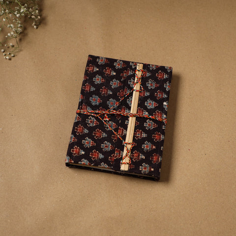 Fabric cover handmade paper notebook with thread lock 58