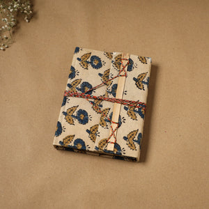 Fabric cover handmade paper notebook with thread lock 62