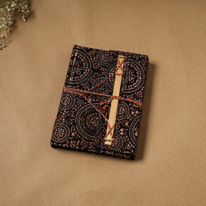 Fabric cover handmade paper notebook with thread lock 65