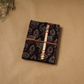 Fabric cover handmade paper notebook with thread lock 66