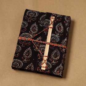 Fabric cover handmade paper notebook with thread lock 66