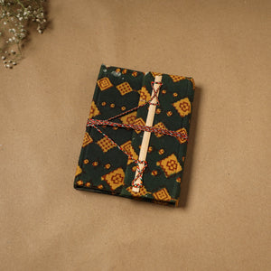 Fabric cover handmade paper notebook with thread lock 68