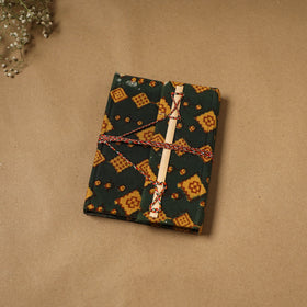 Fabric cover handmade paper notebook with thread lock 68