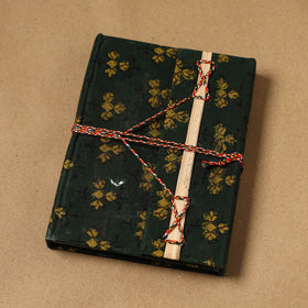 Fabric cover handmade paper notebook with thread lock 69