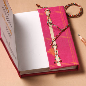 Fabric Cover Handmade Paper Notebook with Thread Lock