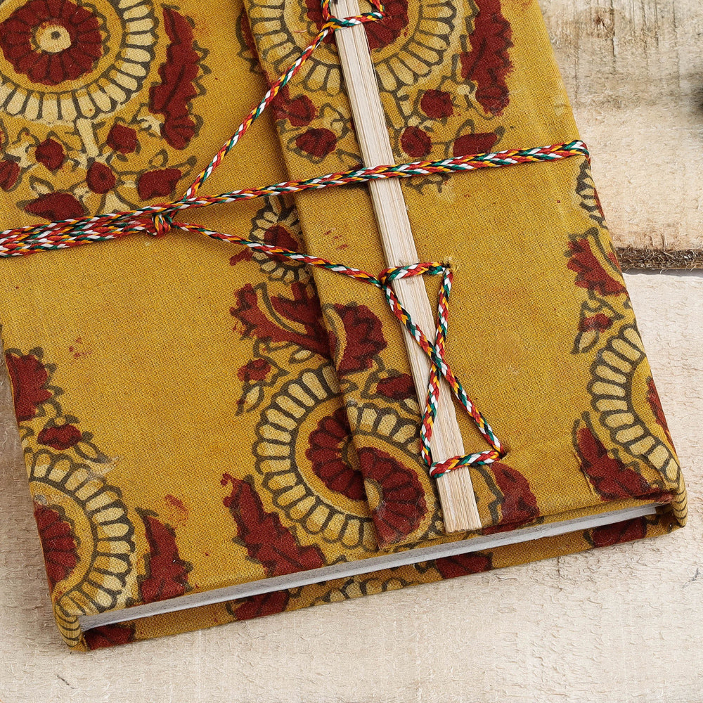 Buy Fabric Cover Handmade Paper Notebook with Thread Lock Online at iTokri.com