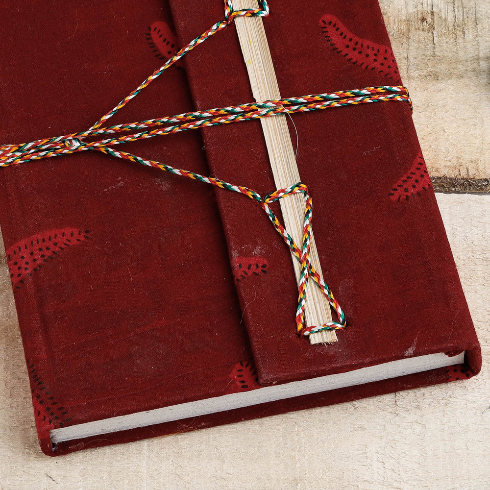  Fabric Cover Handmade Paper Notebook with Thread Lock 