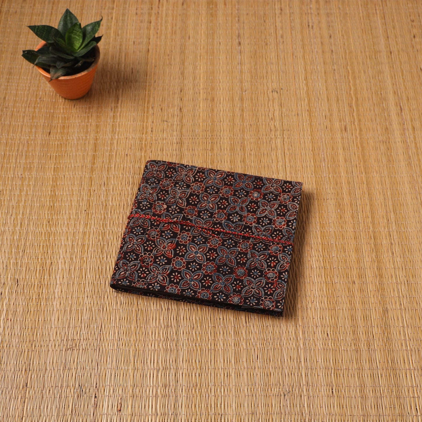 Fabric cover handmade paper photo album (9 x 10 in) 81