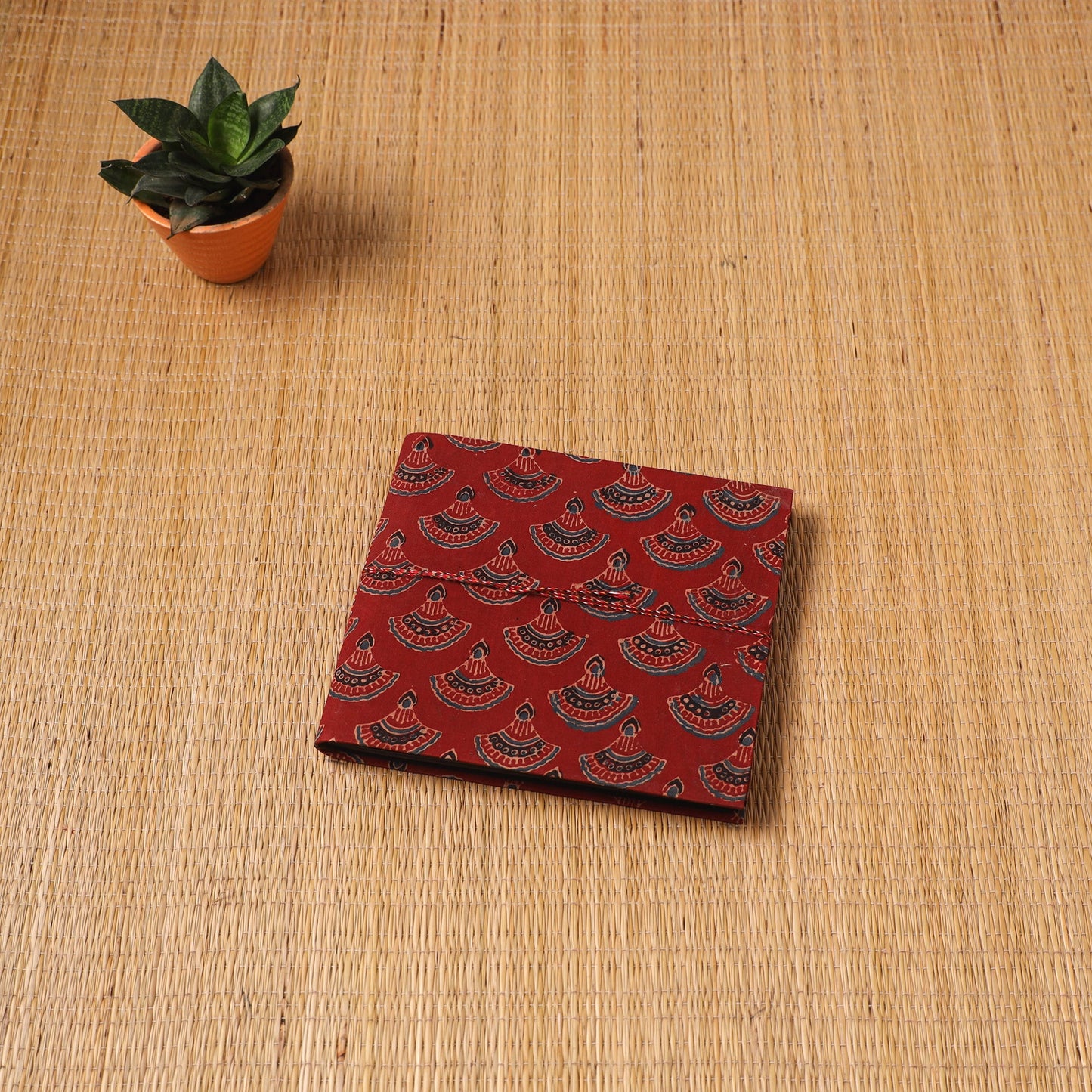 Fabric cover handmade paper photo album (9 x 10 in) 83