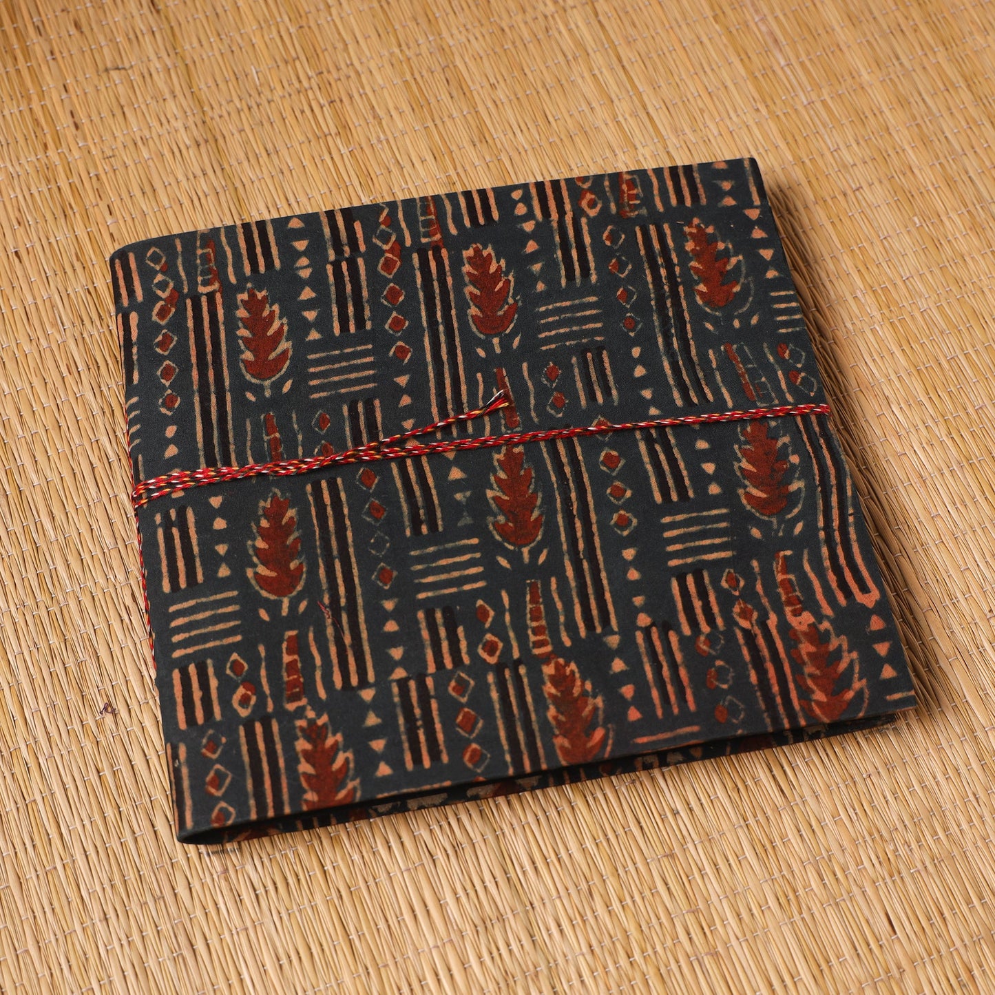 Fabric cover handmade paper photo album (9 x 10 in) 87