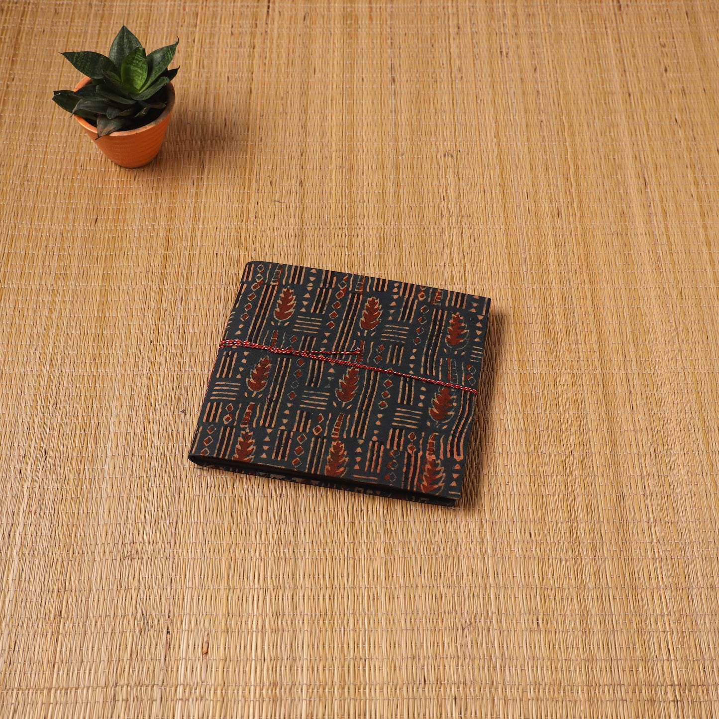 Fabric cover handmade paper photo album (9 x 10 in) 87