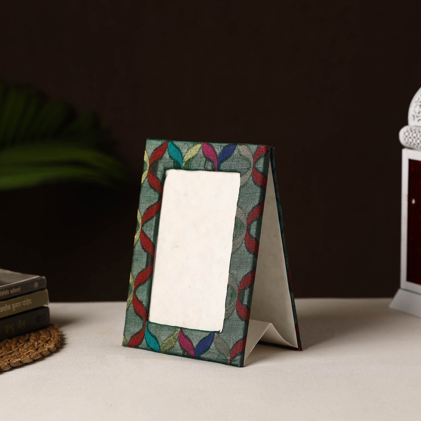 Fabric Embellished Handmade Photo Frame (8 x 6 in)