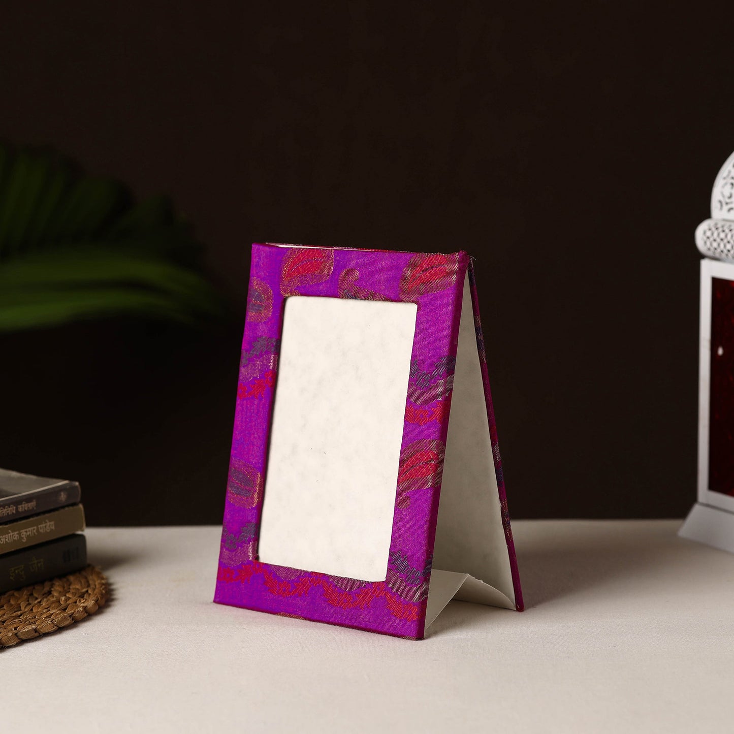 Fabric Embellished Handmade Photo Frame (8 x 6 in)