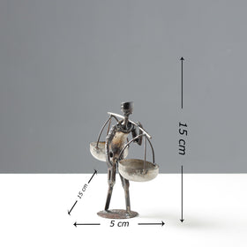  Handmade Recycled Metal Sculpture by Debabrata Ruidas 