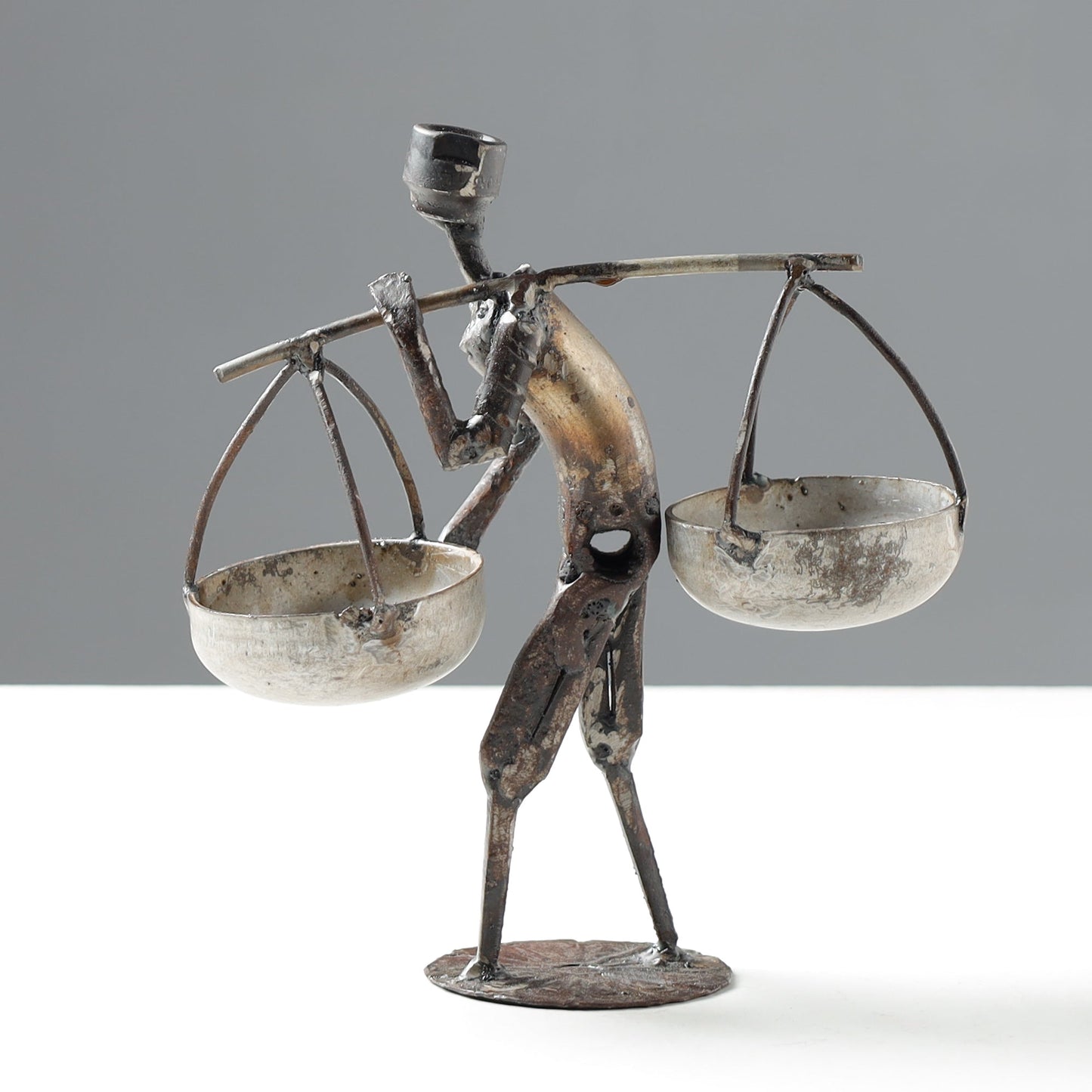  Handmade Recycled Metal Sculpture by Debabrata Ruidas 